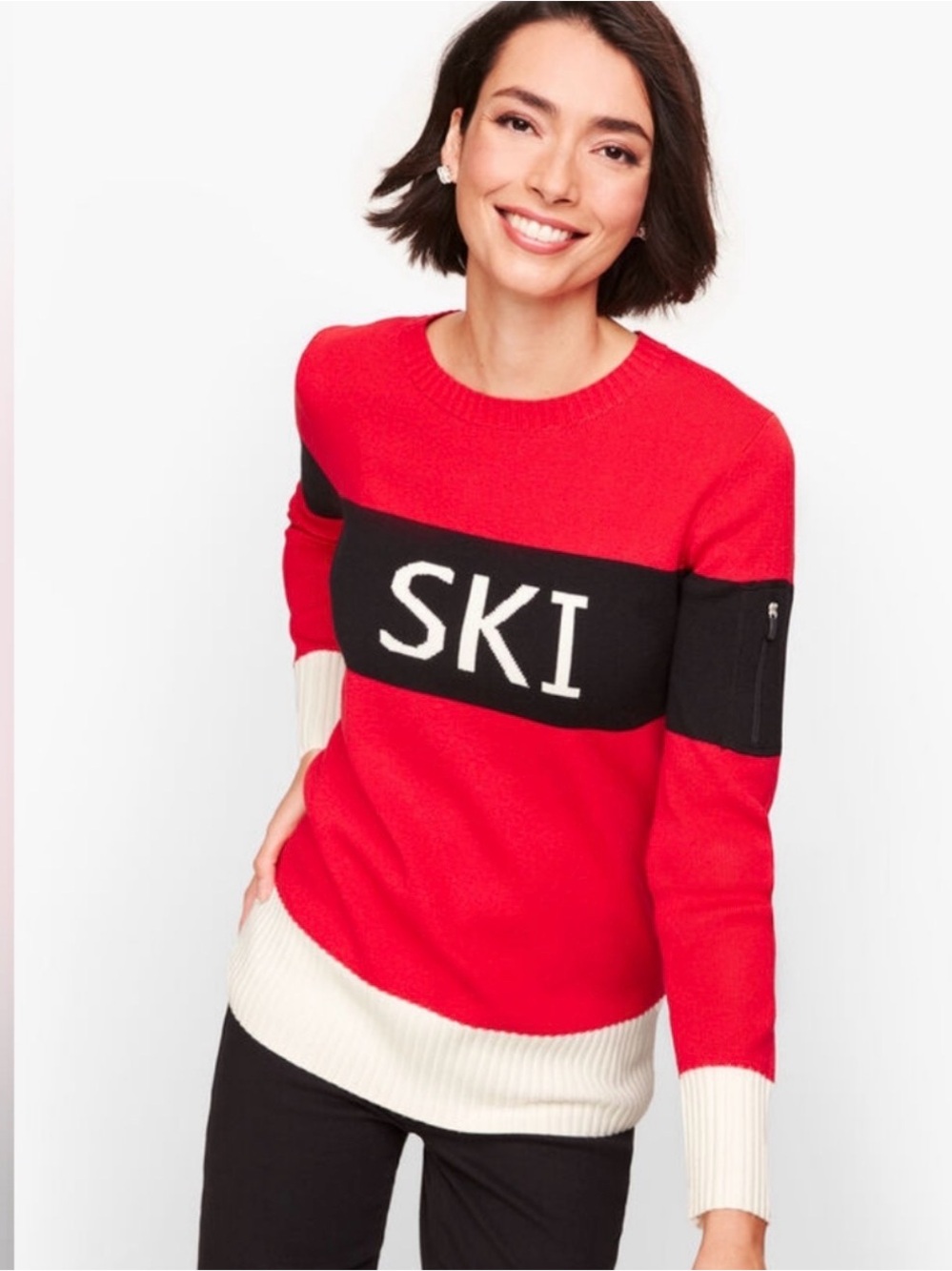 ⭐️Talbots Colorblock “Ski” Sweater⭐️
